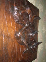 Carved birds