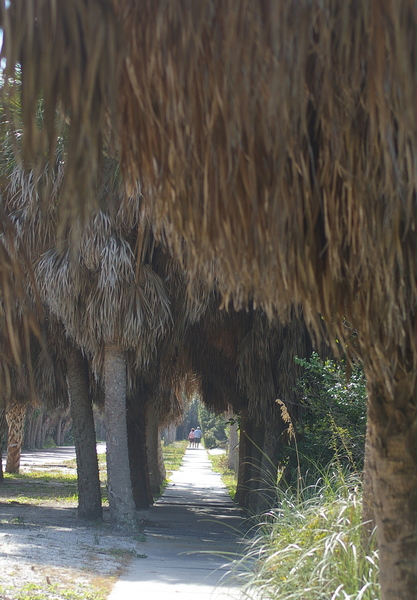 Ghost town sidewalk