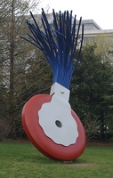 Typewriter Eraser, Scale X by Claes Oldenburg and Coosje van Bruggen