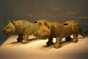Fittings in form of tigers