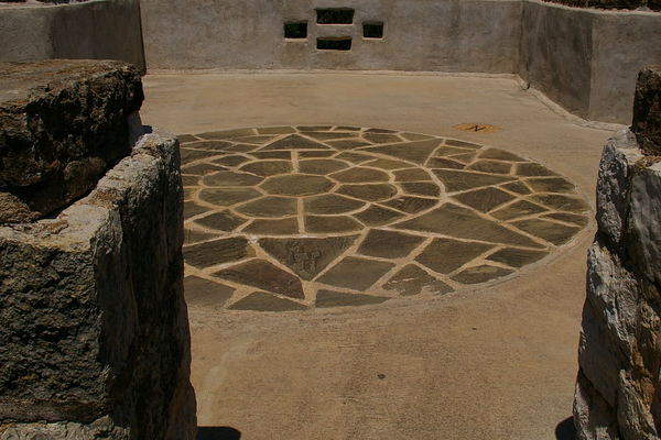 Compass on roof