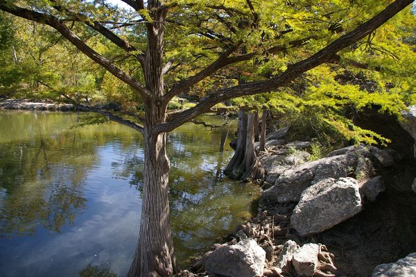 Onion Creek just below upper falls