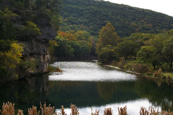 Pond at start of West trail