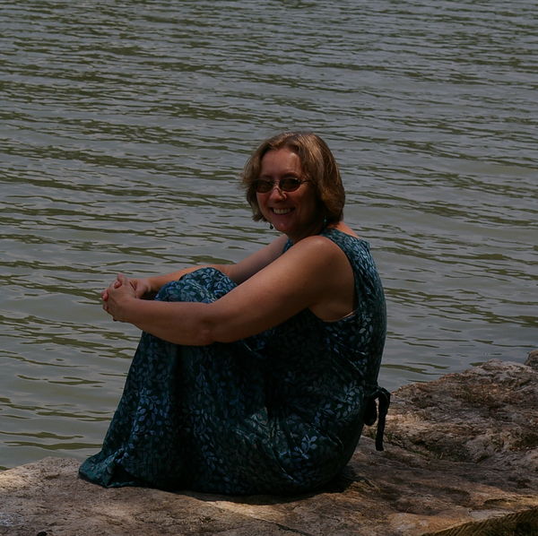 Kay by river