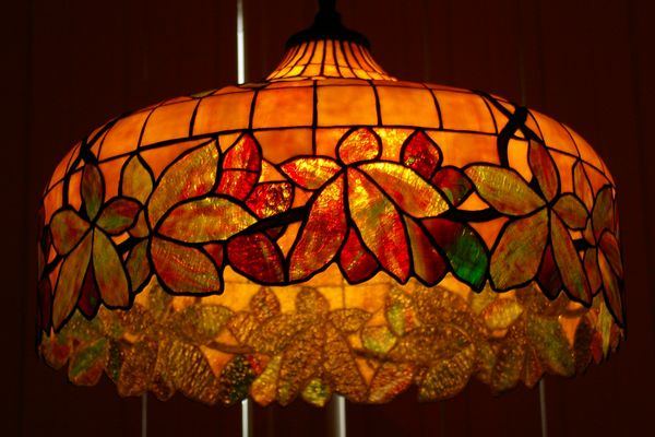 Stained glass light