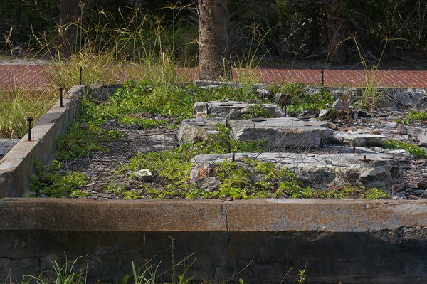 Ghost town ruins